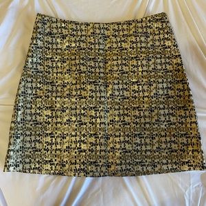 Mini Gold Skirt